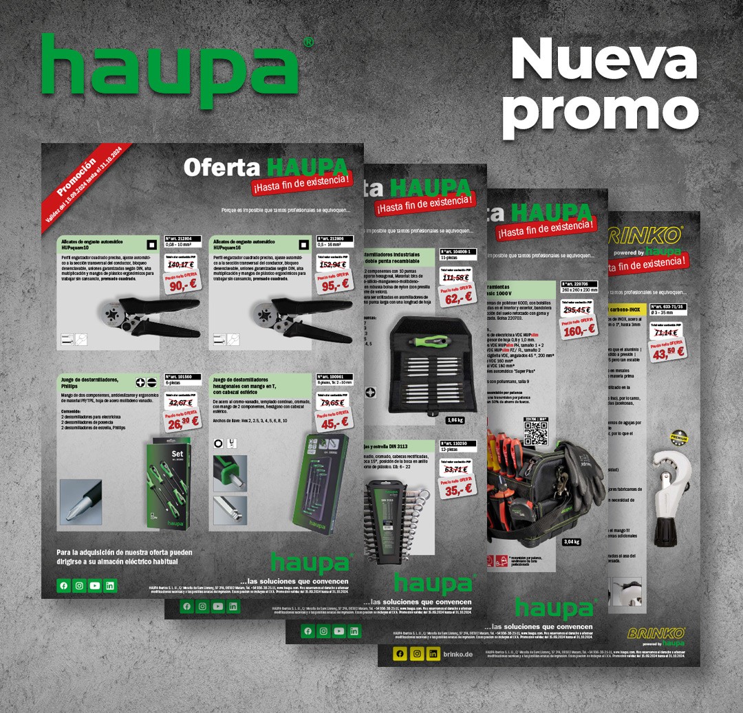 Promo Septiembre y Octubre Haupa